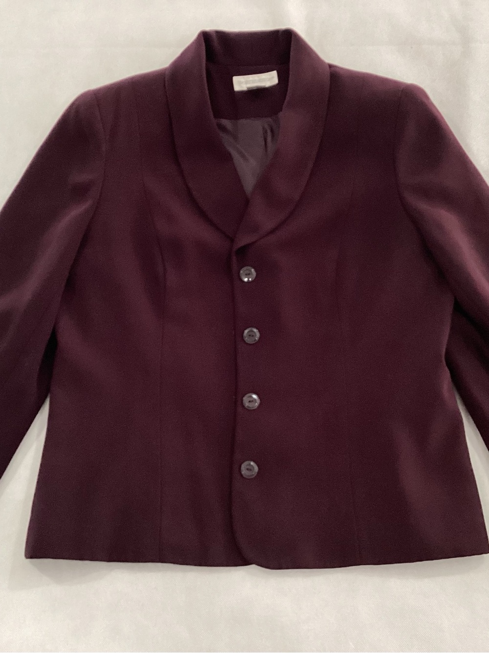 Worthington Deep Plum Petite Blazer Jacket 8/05